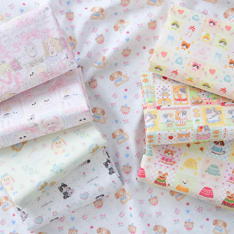 Sewing By - Cartoon Cotton Fabric 20s Handmade Fairy