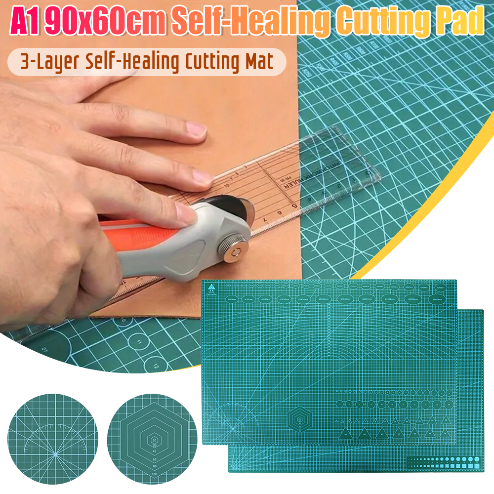 Cutting Mat Self Heal - A1 90x60cm Self-Healing Cutting Mat Double-Sided