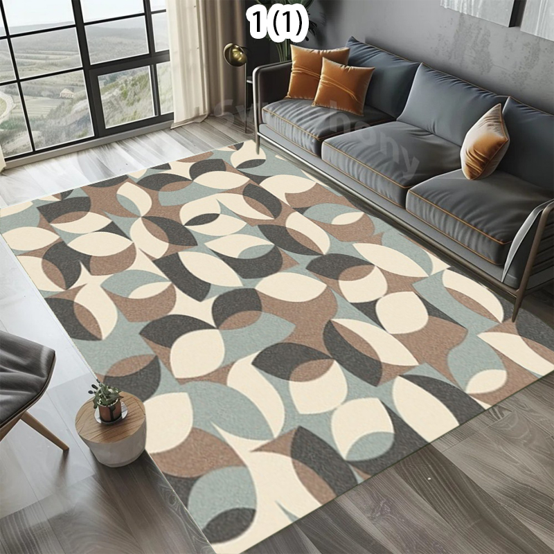 Century Textile & Sewing Supply Photos - Rectangular Area Rug with Mid Century