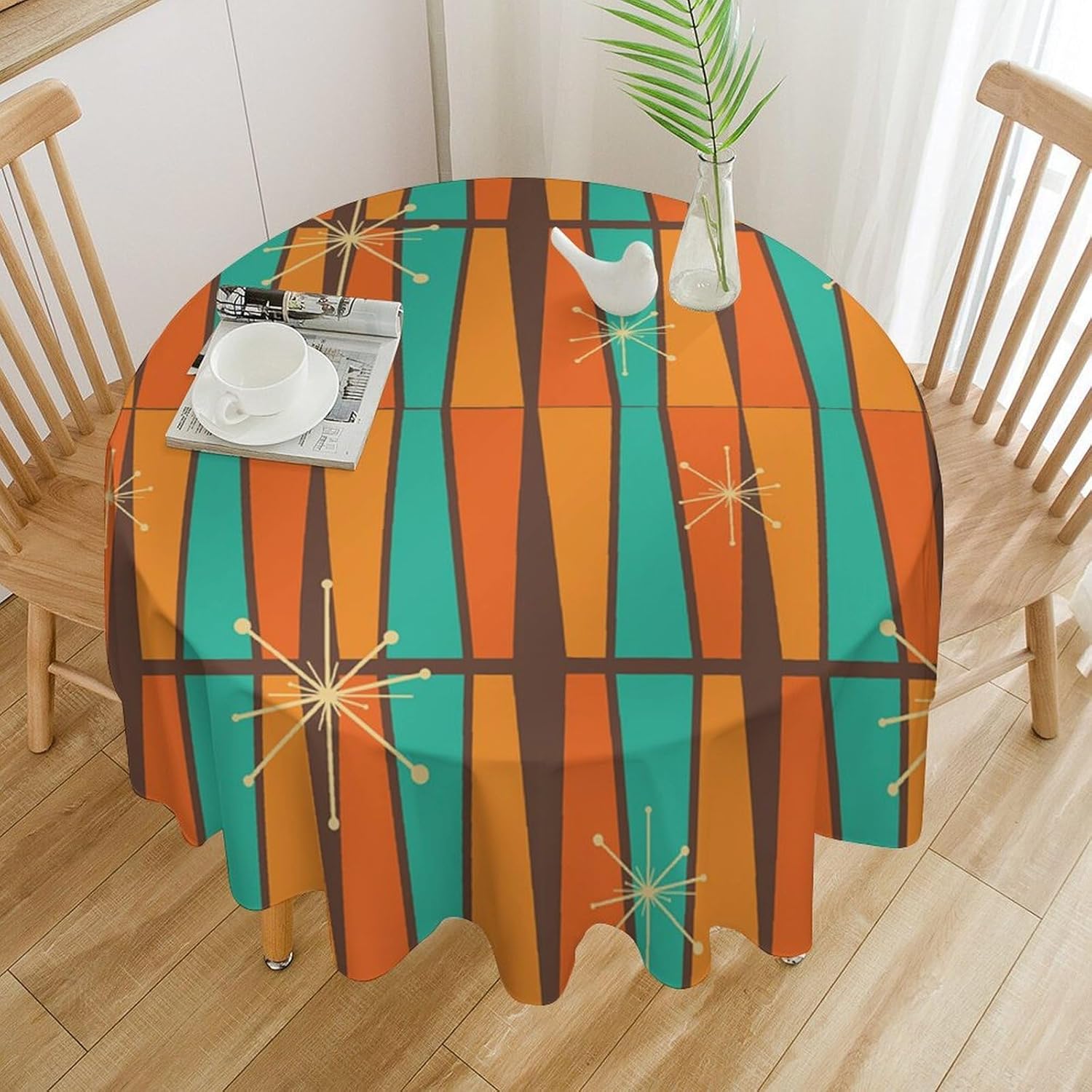Mid Century Modern Orange Yell - Century Textile & Sewing Supply Photos บทวิจารณ์และราคา
