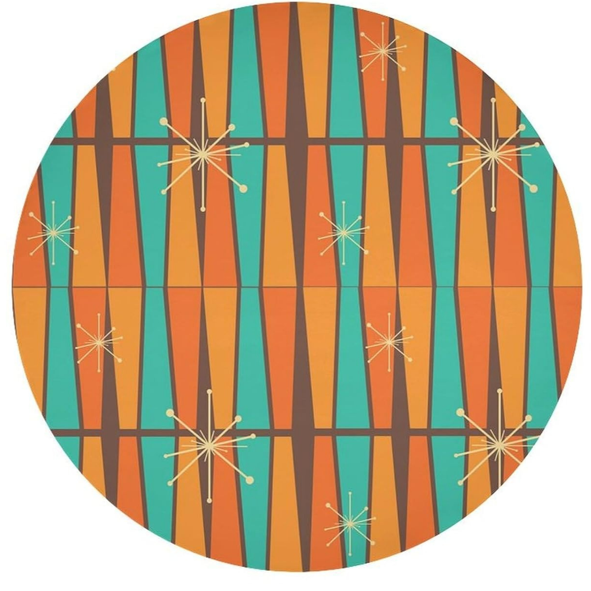 Mid Century Modern Orange Yell - Century Textile & Sewing Supply Photos บทวิจารณ์และราคา