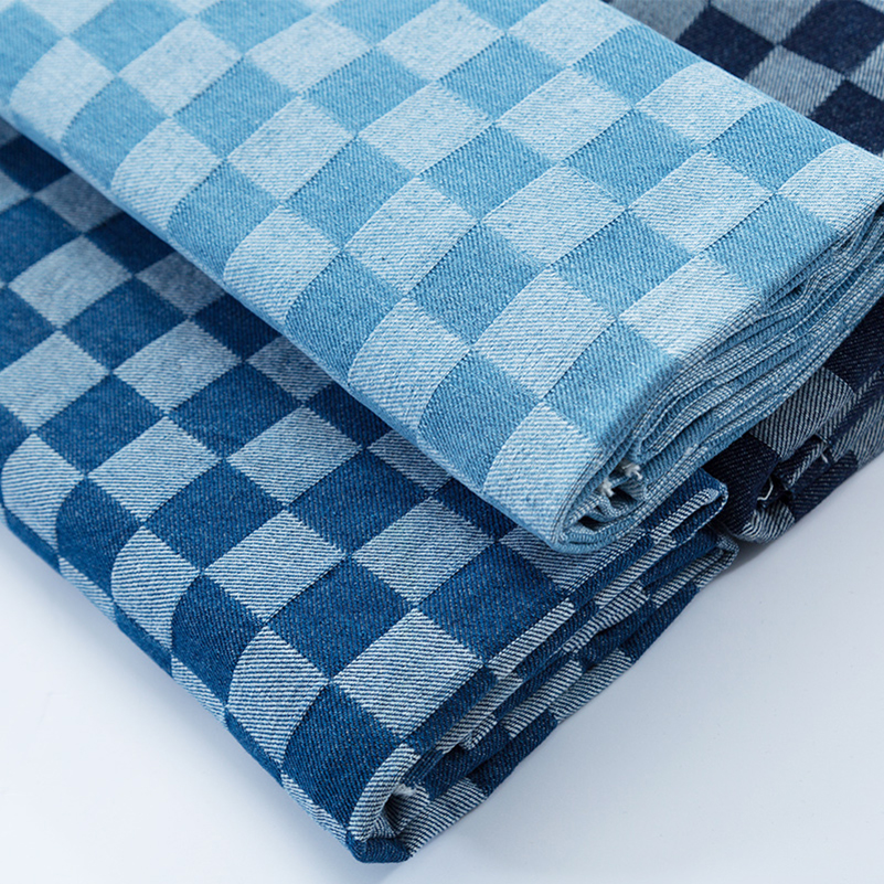 Cotton Jacquard Denim Fabric P - Sewing By บทวิจารณ์และราคา