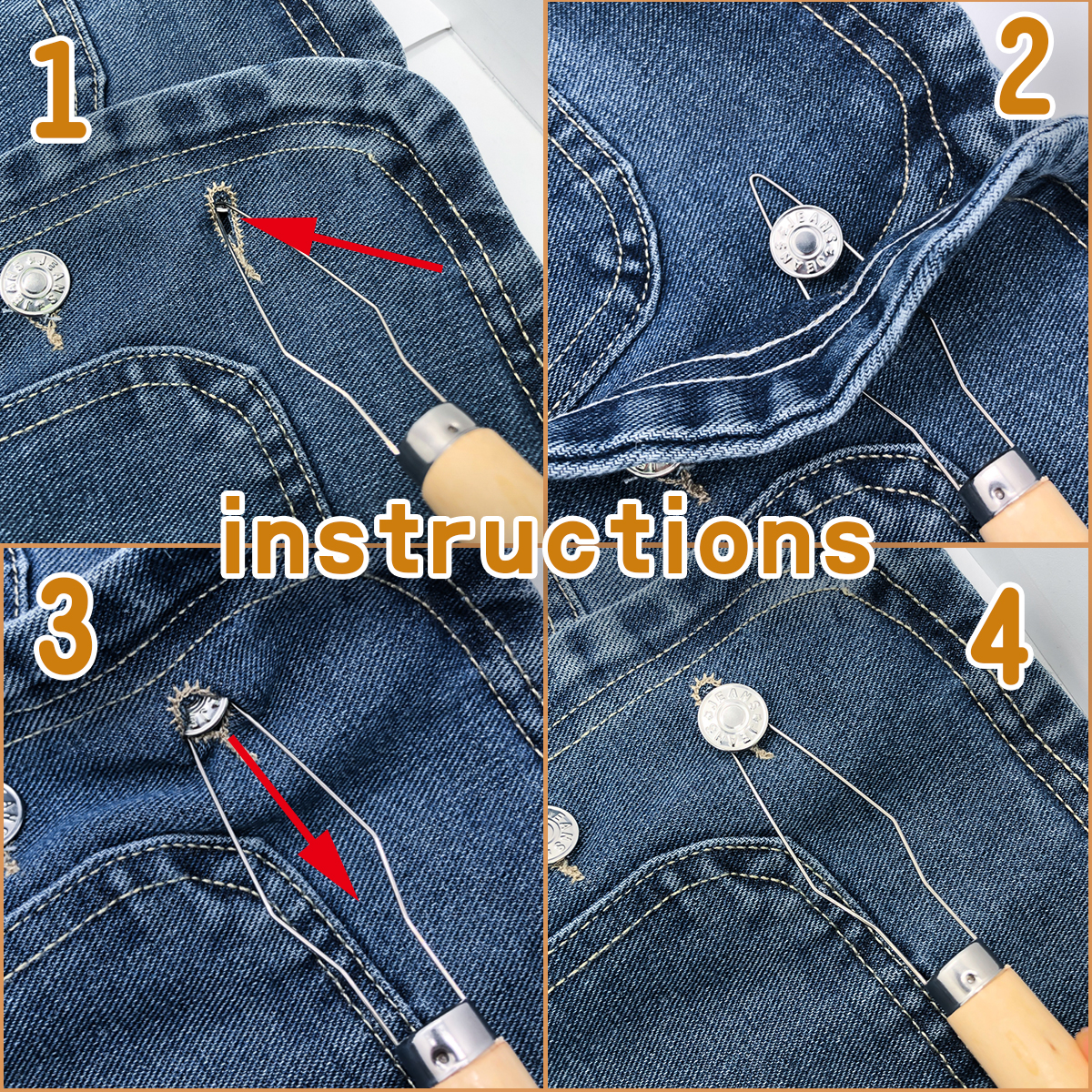 Quick Button Insertion Tool fo - Sewing By บทวิจารณ์และราคา
