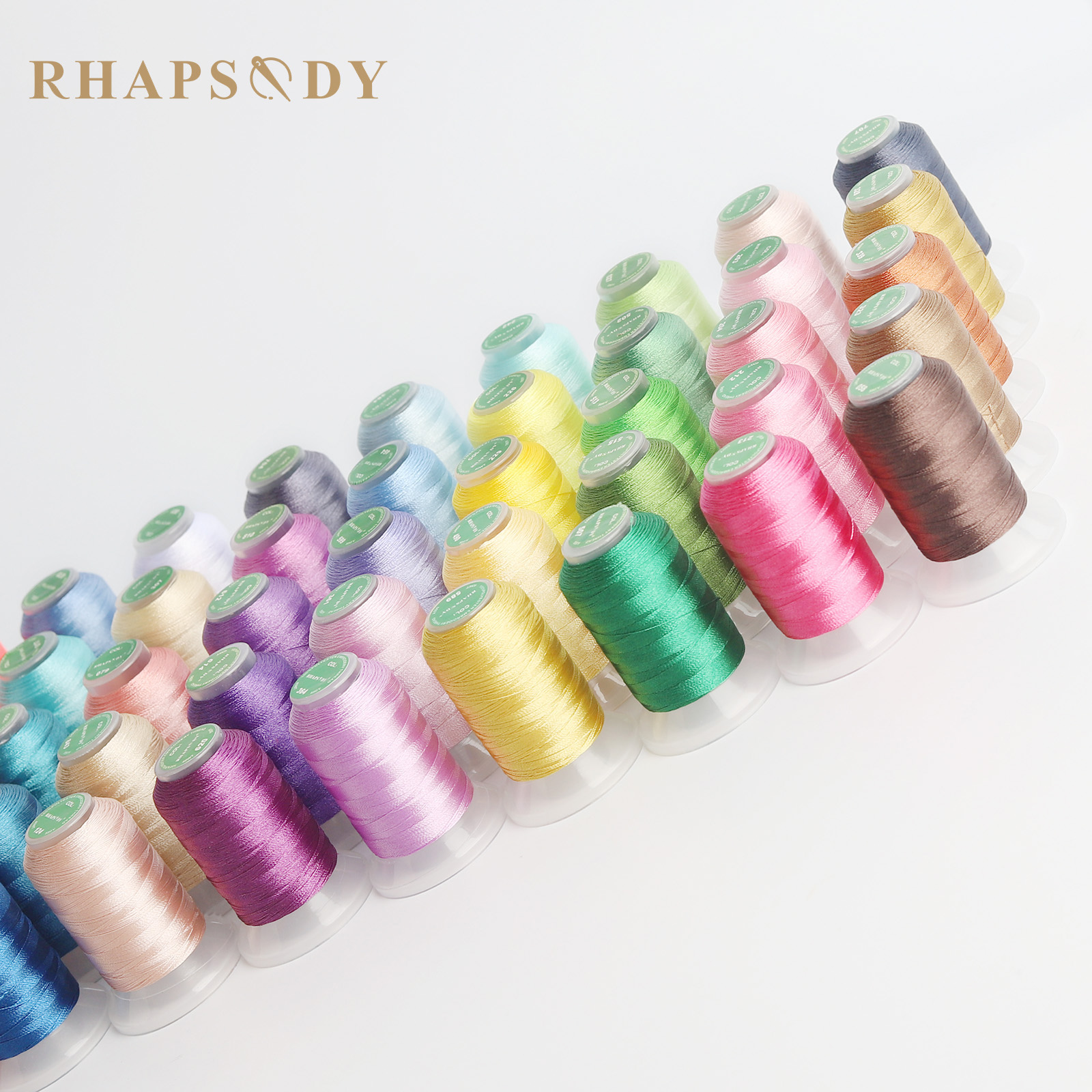 40WT Polyester Embroidery Thre - Serger Thread Cone บทวิจารณ์และราคา