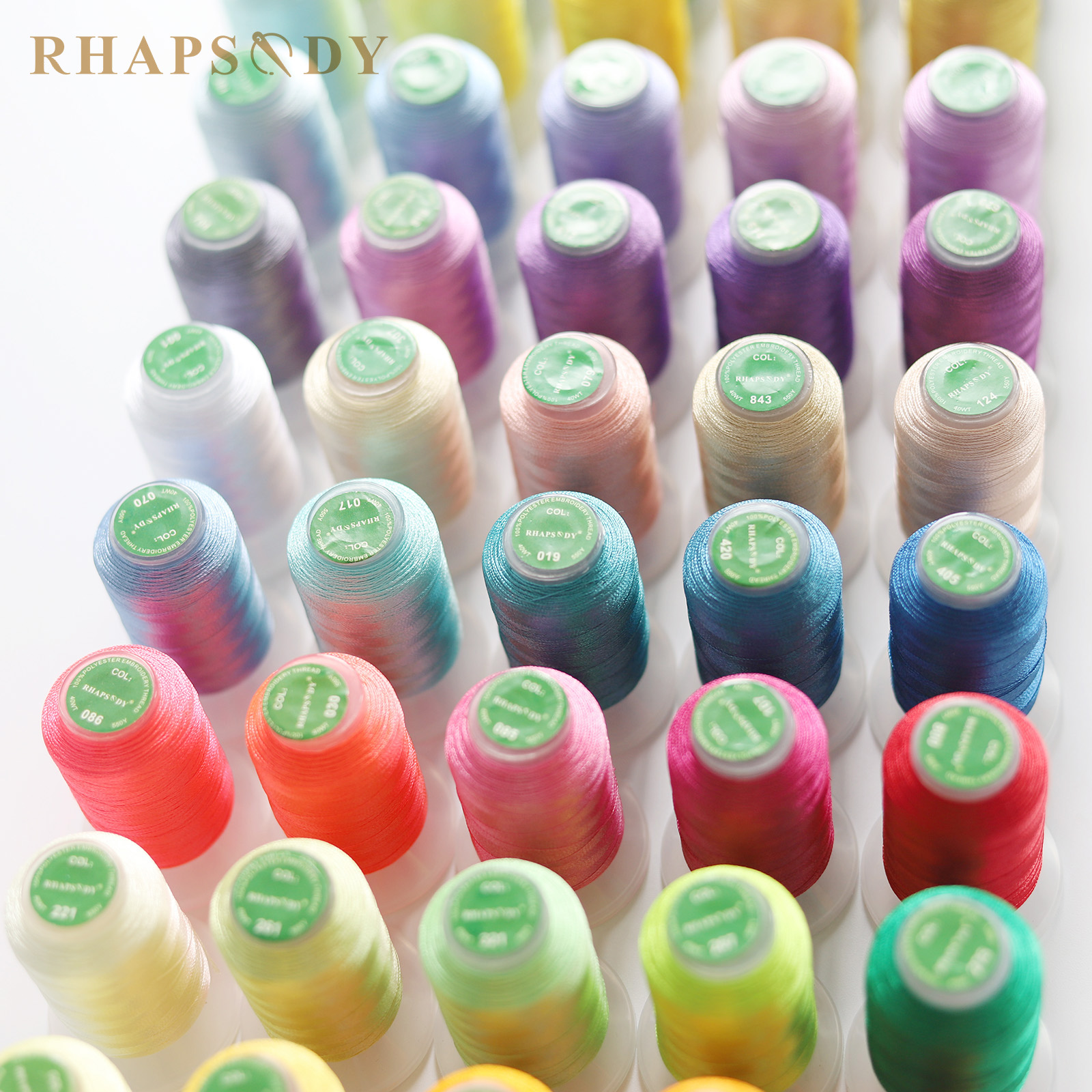 40WT Polyester Embroidery Thre - Serger Thread Cone บทวิจารณ์และราคา
