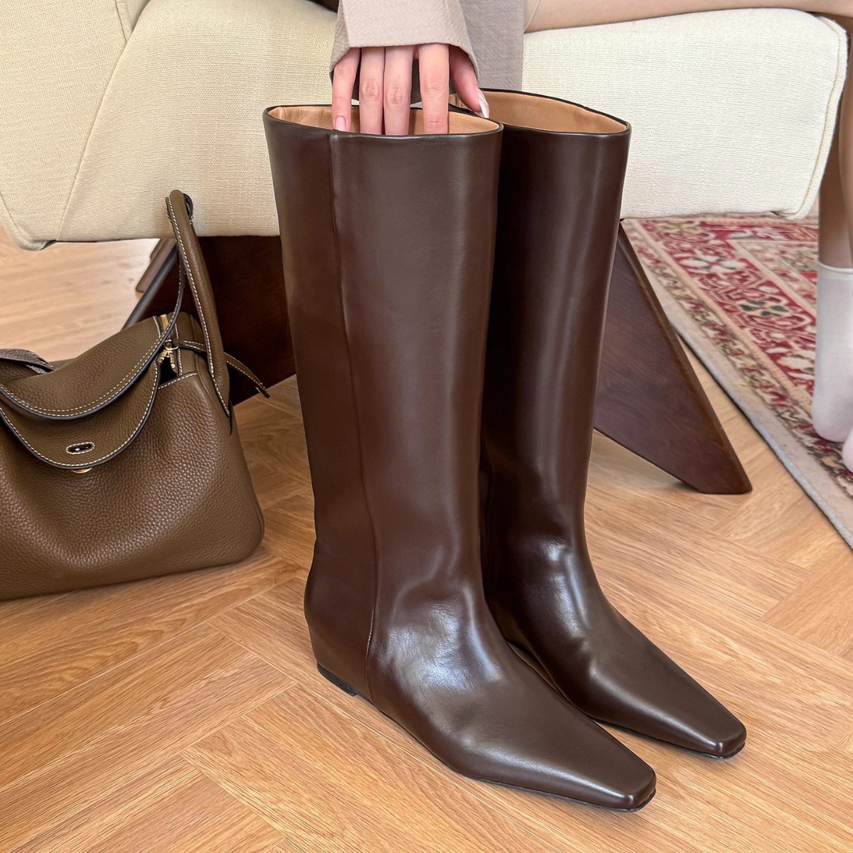 Long boots women's 2025 autumn - Sewing Nylon บทวิจารณ์และราคา