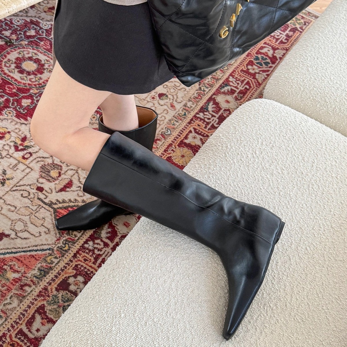 Long boots women's 2025 autumn - Sewing Nylon บทวิจารณ์และราคา