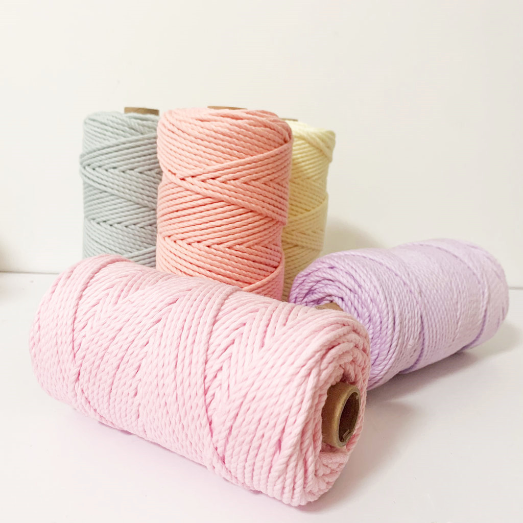 Macrame Cotton Rope Thread for - Sewing Recycling บทวิจารณ์และราคา