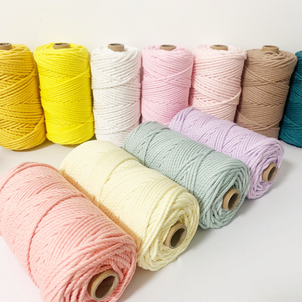 Macrame Cotton Rope Thread for - Sewing Recycling บทวิจารณ์และราคา