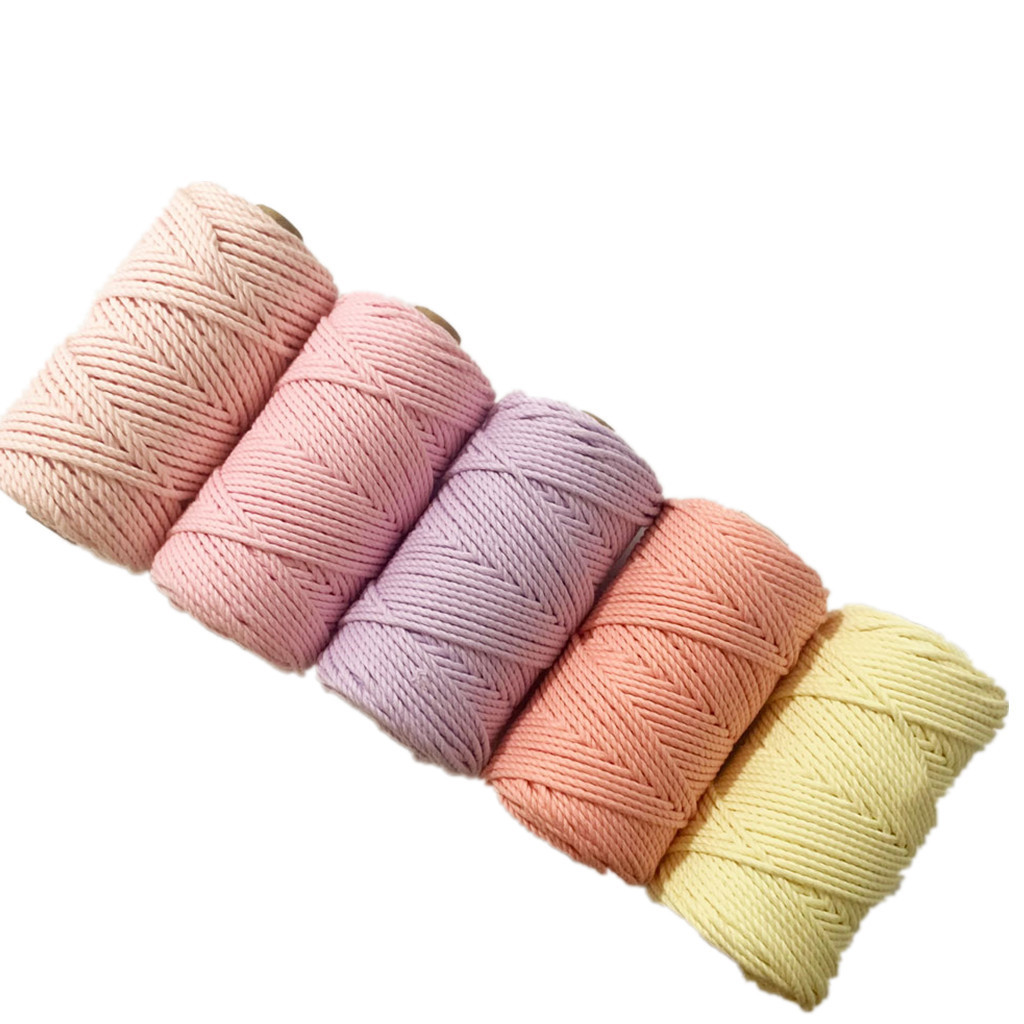 Macrame Cotton Rope Thread for - Sewing Recycling บทวิจารณ์และราคา
