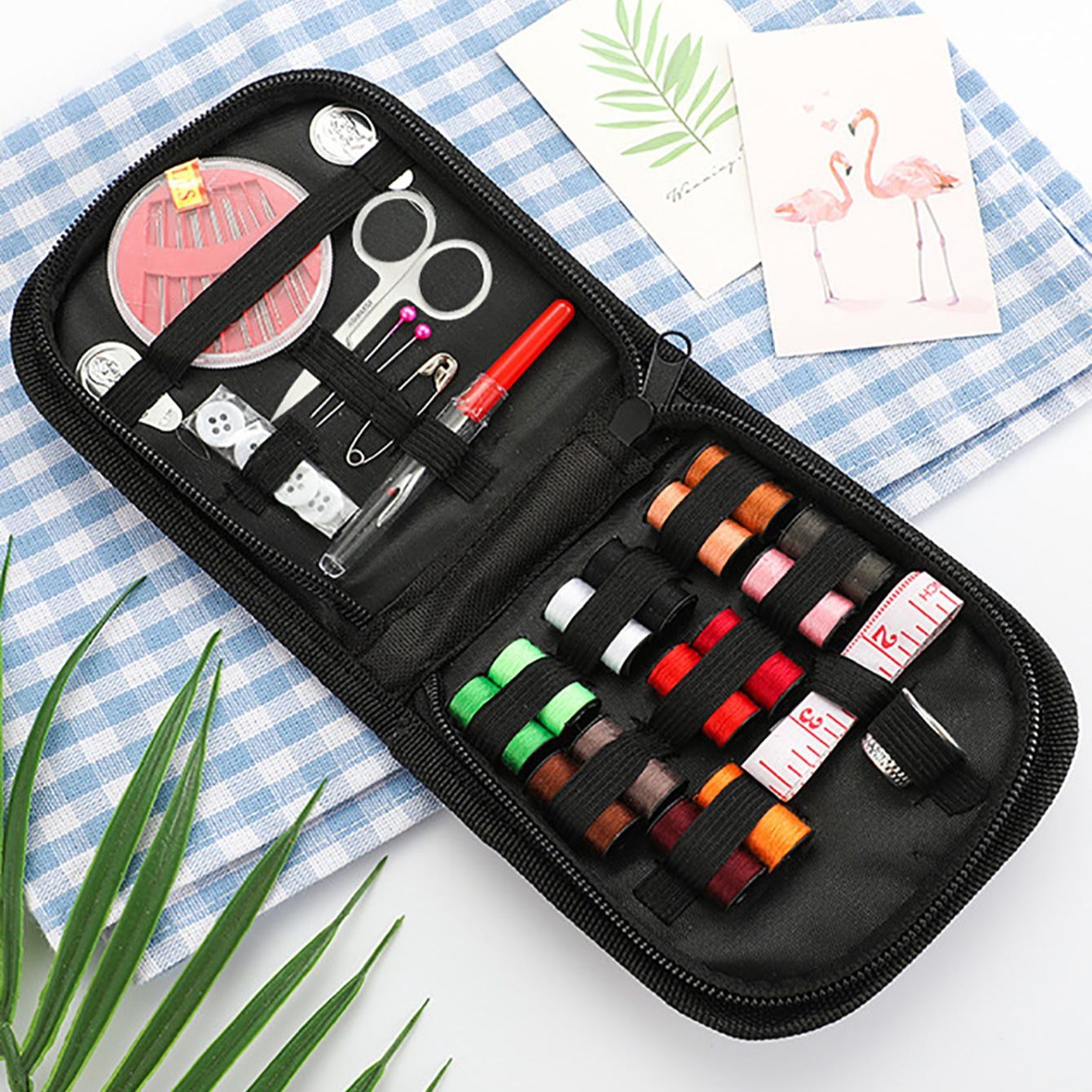 Set of 27 Sewing Kit Including - Sewing Tas บทวิจารณ์และราคา