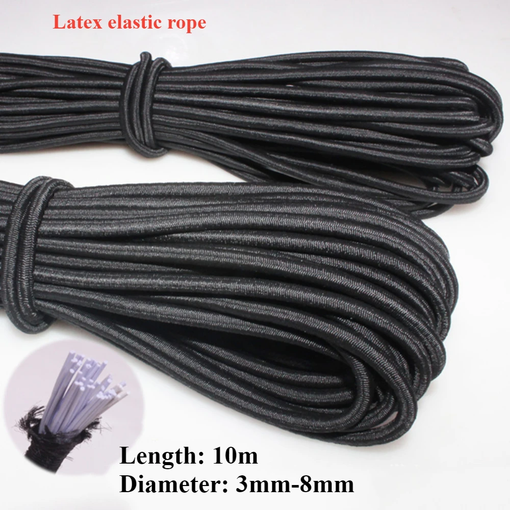 3/4/5/6/8MM Black Strong Elast - Sewing Tas บทวิจารณ์และราคา