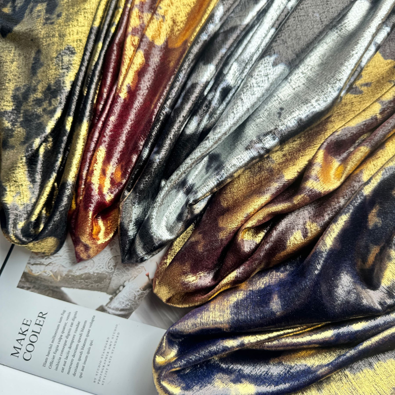 1yard Irregular Gold-Stamped V - Sewing Fabric บทวิจารณ์และราคา