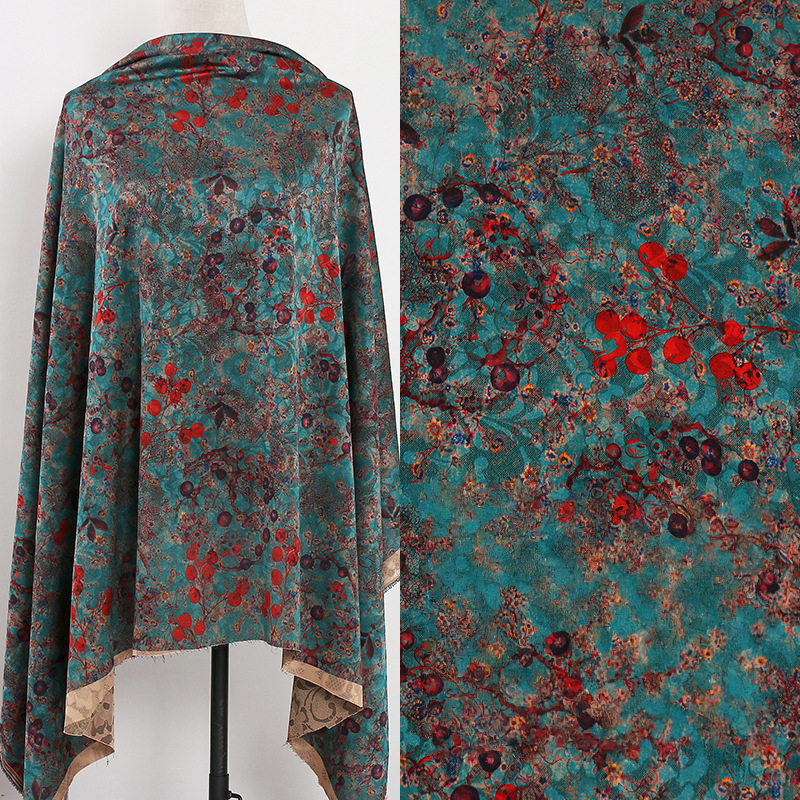 1m Floral Printed Fabric Imita - Sewing Fabric บทวิจารณ์และราคา