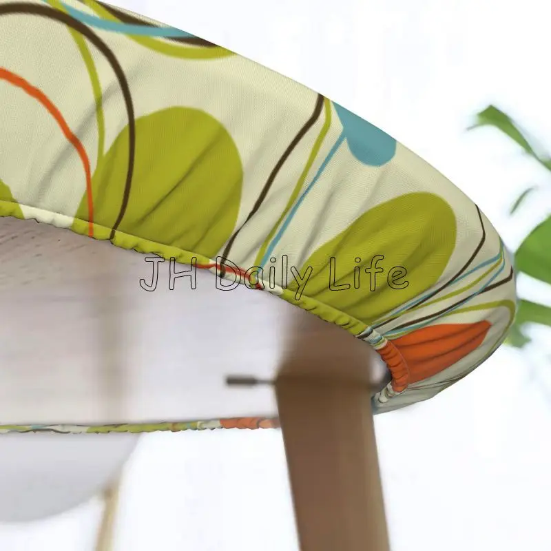 1950s Retro Yellow Abstract Mi - Century Textile & Sewing Supply Photos บทวิจารณ์และราคา