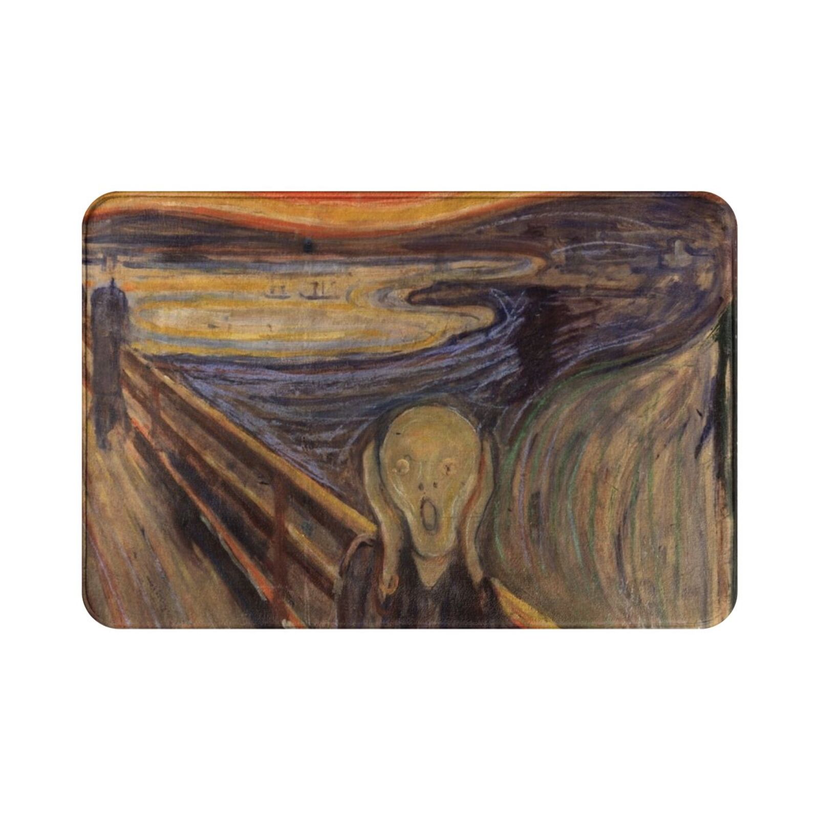 Munch's Scream Carpet Mat Rug  - Century Textile & Sewing Supply Photos บทวิจารณ์และราคา