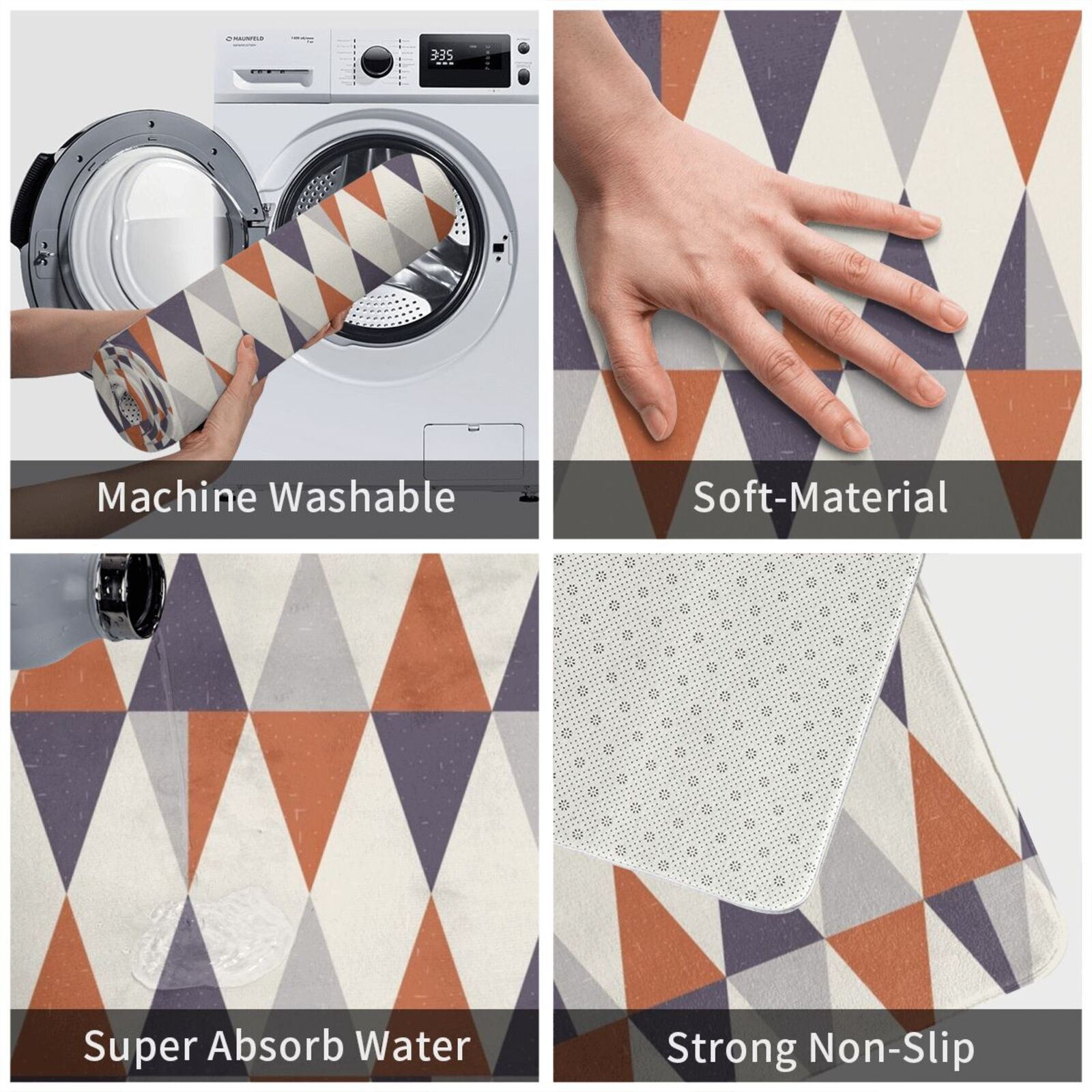 Mid Century Modern Carpet Mat  - Century Textile & Sewing Supply Photos บทวิจารณ์และราคา