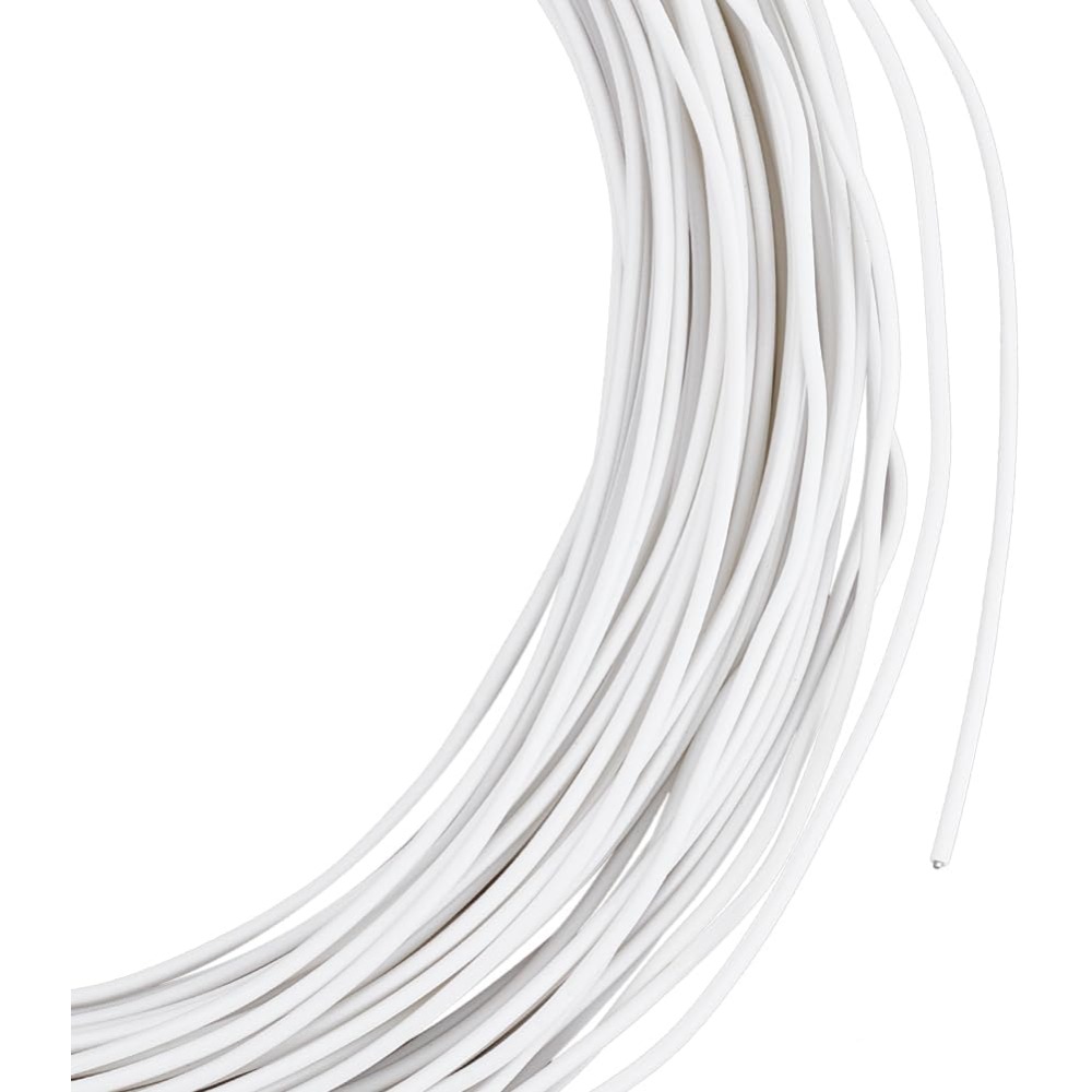 30m White Millinery Wire 2mm D - Sewing By บทวิจารณ์และราคา