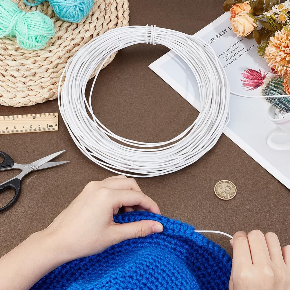 30m White Millinery Wire 2mm D - Sewing By บทวิจารณ์และราคา