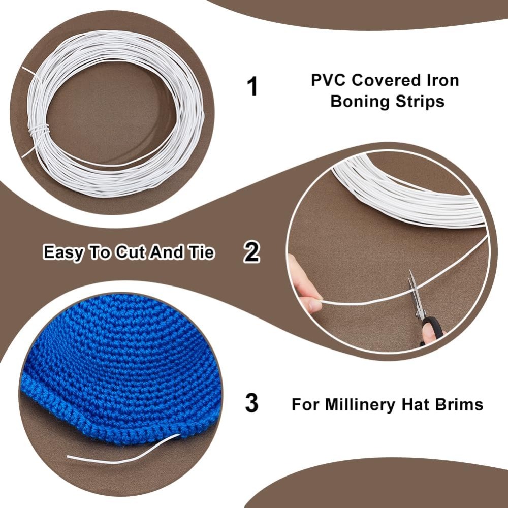 30m White Millinery Wire 2mm D - Sewing By บทวิจารณ์และราคา
