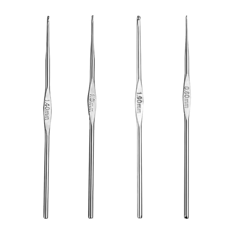4 Pcs Stainless Steel Crochet  - Sewing By บทวิจารณ์และราคา