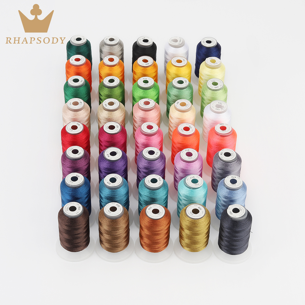 40W Polyester Embroidery Threa - Serger Thread Cone บทวิจารณ์และราคา