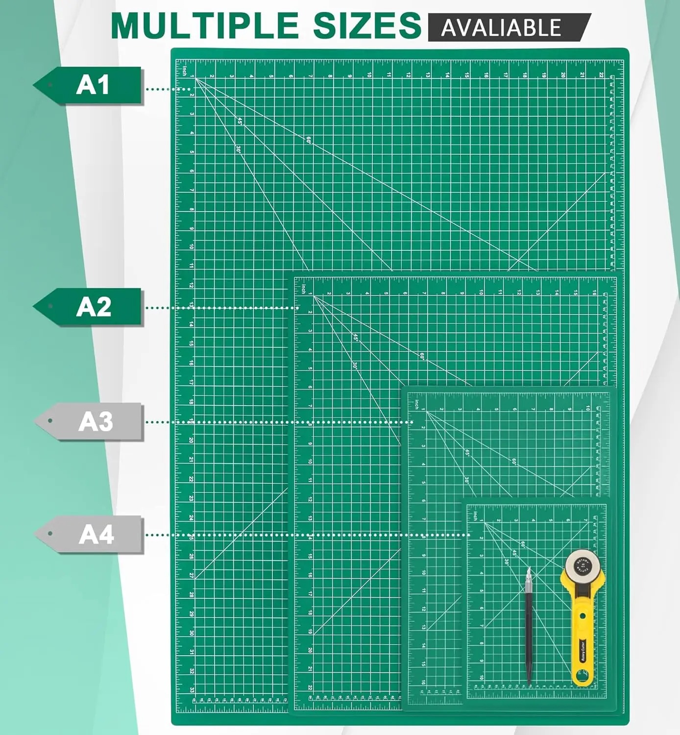 A2 A3 A4 A5 PVC Cutting Mat Do - Cutting Mat Self Heal บทวิจารณ์และราคา