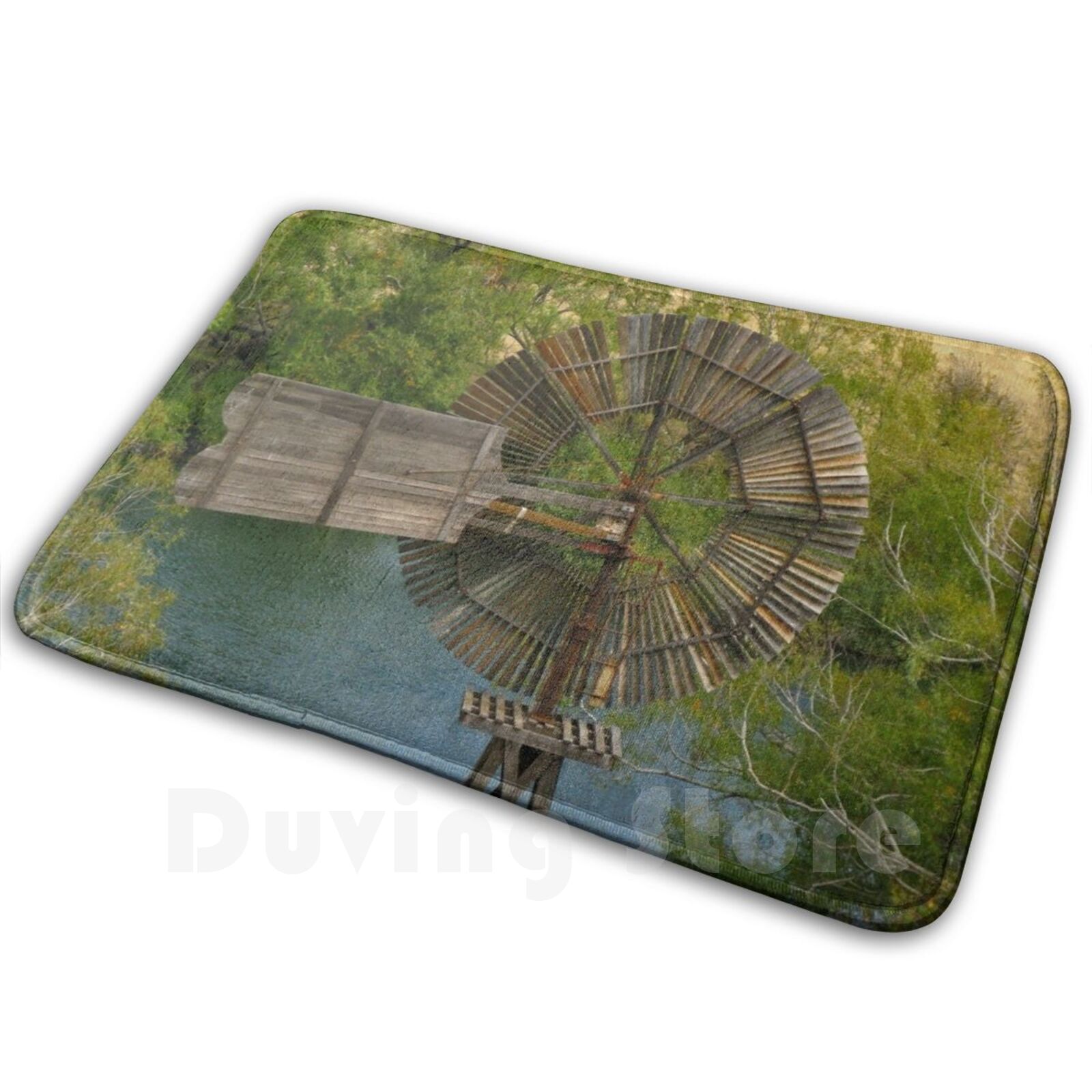 Wooden Windmill Carpet Mat Rug - Century Textile & Sewing Supply Photos บทวิจารณ์และราคา