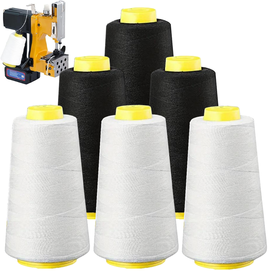 1-6Rolls 3000 Yard Each Serger - Serger Thread Cone บทวิจารณ์และราคา