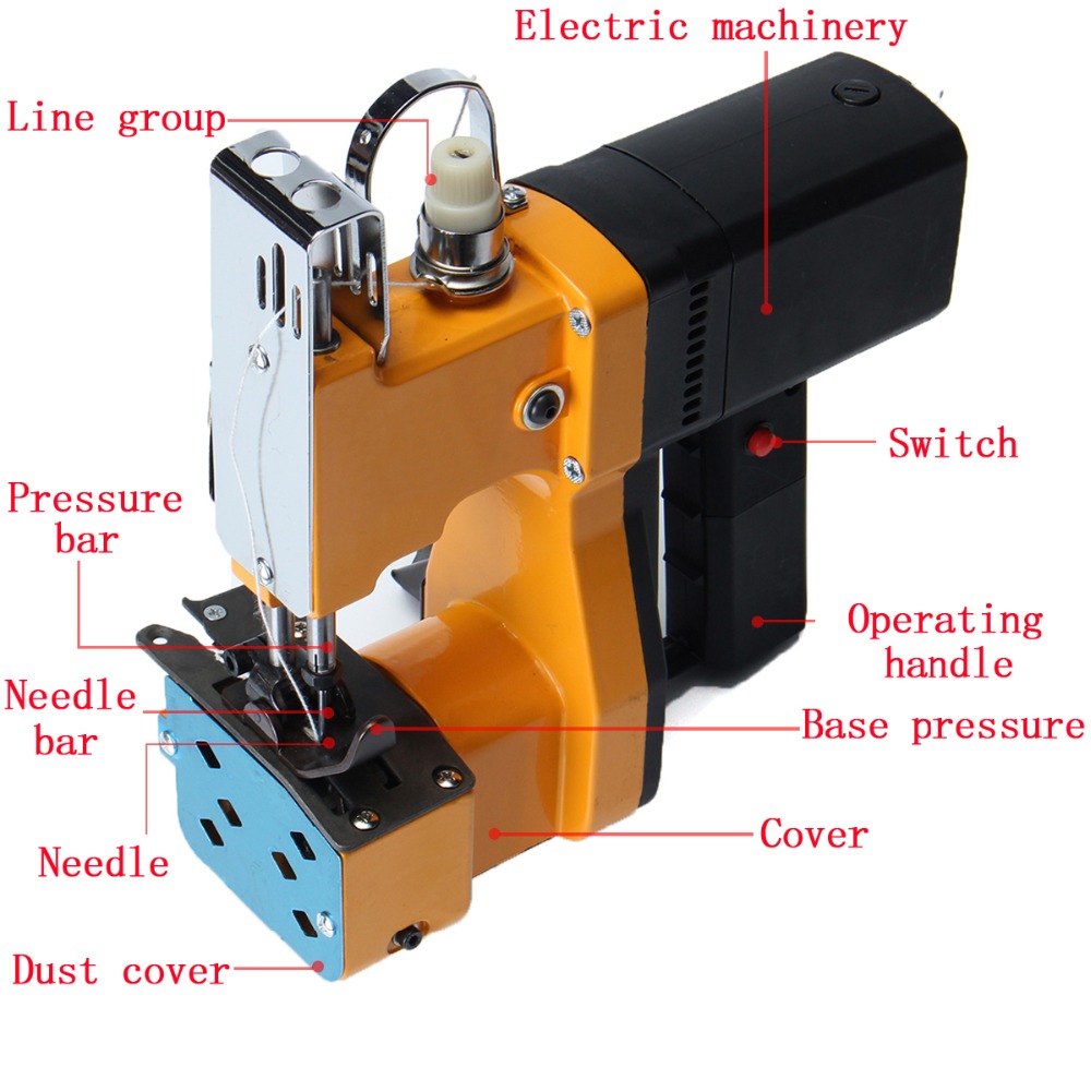 Electric Woven Bag Closing Mac - Sewing Machine In Textile บทวิจารณ์และราคา