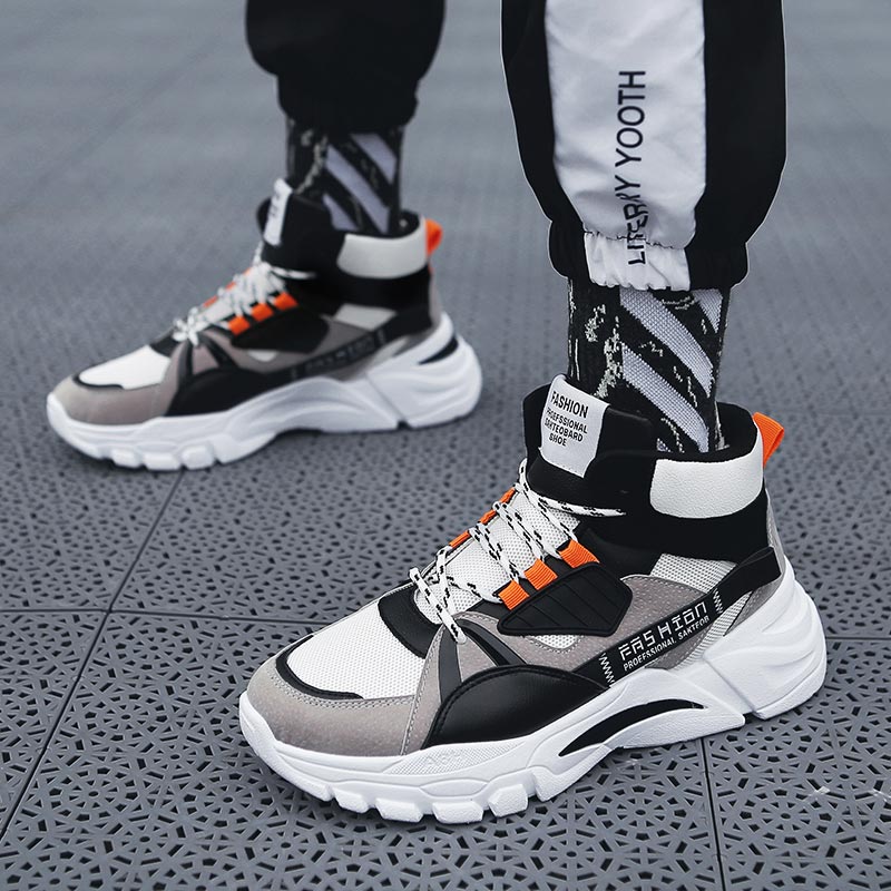 Hightop Summer Men's Sport Sho - Sewing Front Zipper บทวิจารณ์และราคา