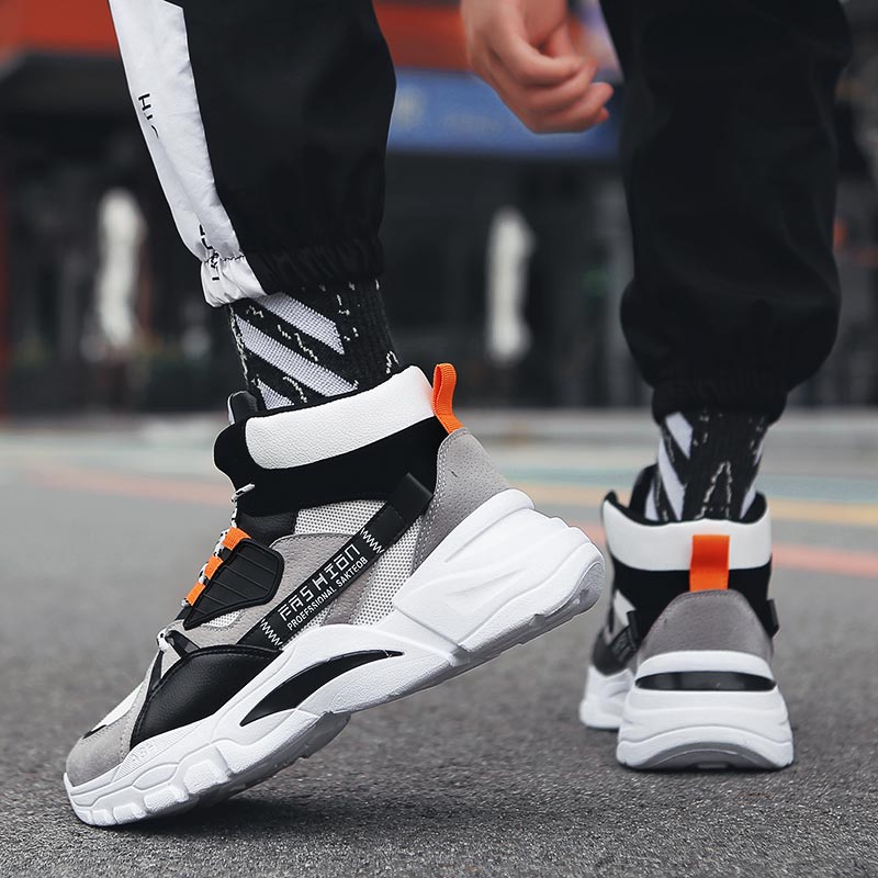 Hightop Summer Men's Sport Sho - Sewing Front Zipper บทวิจารณ์และราคา