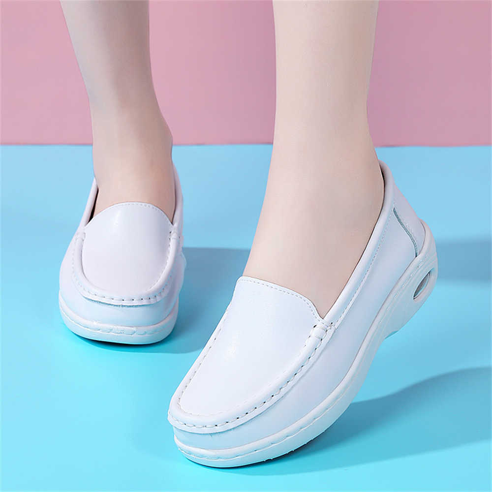 Chunky White Sole Heel Shoes O - Sewing Industry บทวิจารณ์และราคา