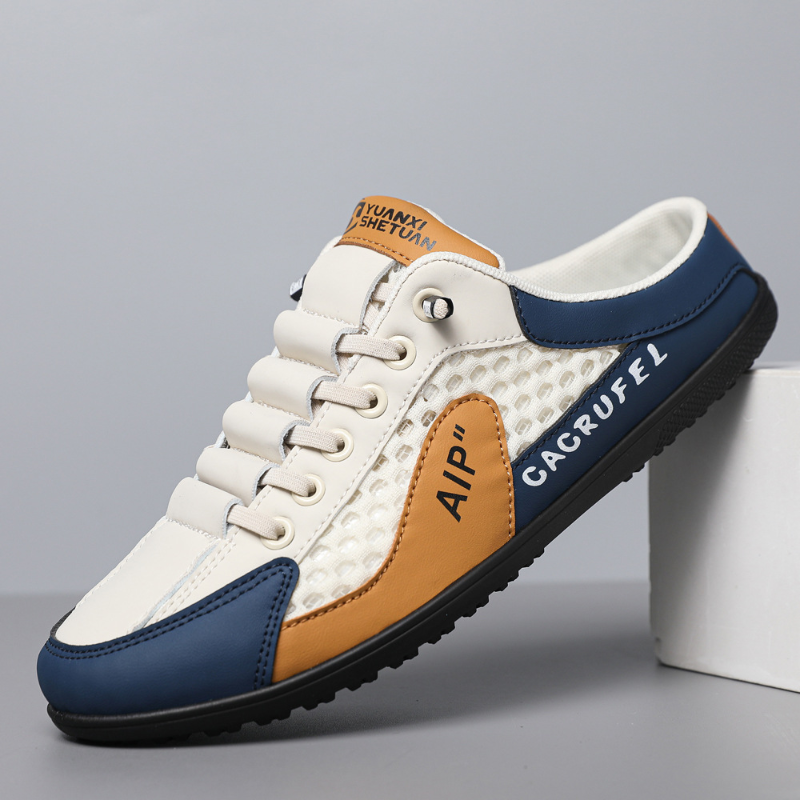 Men's Fashion Soft-soled Half  - Sewing Nylon บทวิจารณ์และราคา