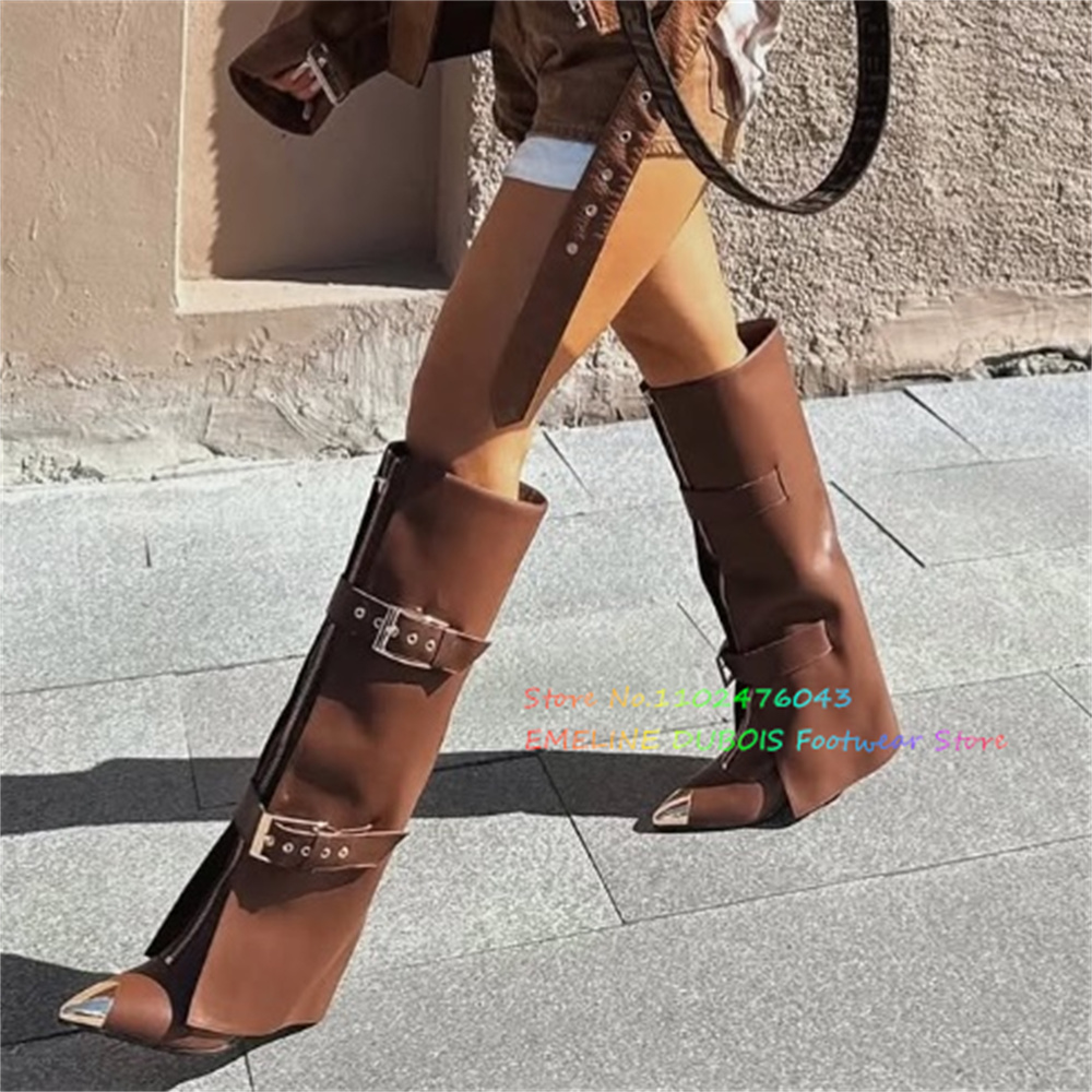 Brown Leather Front Zipper Kne - Sewing Front Zipper บทวิจารณ์และราคา