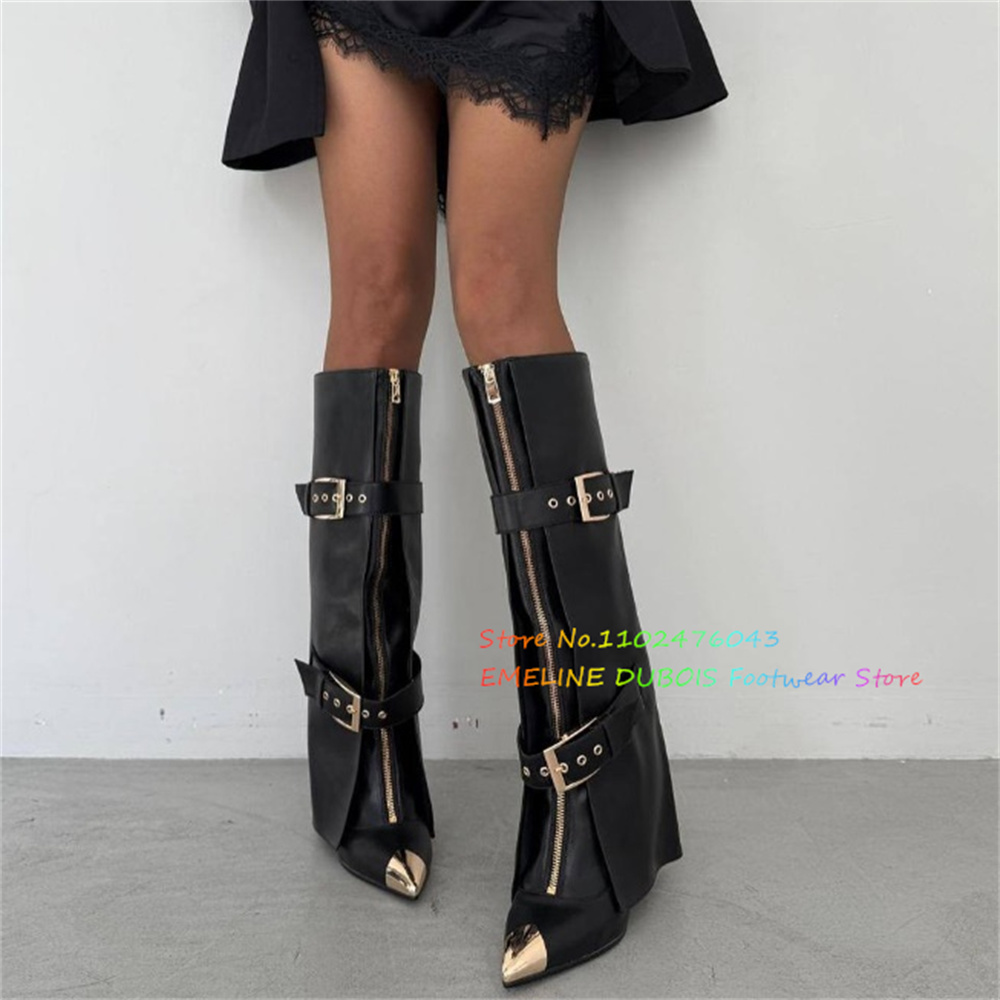 Brown Leather Front Zipper Kne - Sewing Front Zipper บทวิจารณ์และราคา