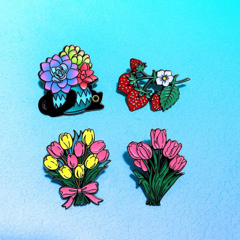 AniPins Bouquet Flowers Strawb - Sewing Labels บทวิจารณ์และราคา