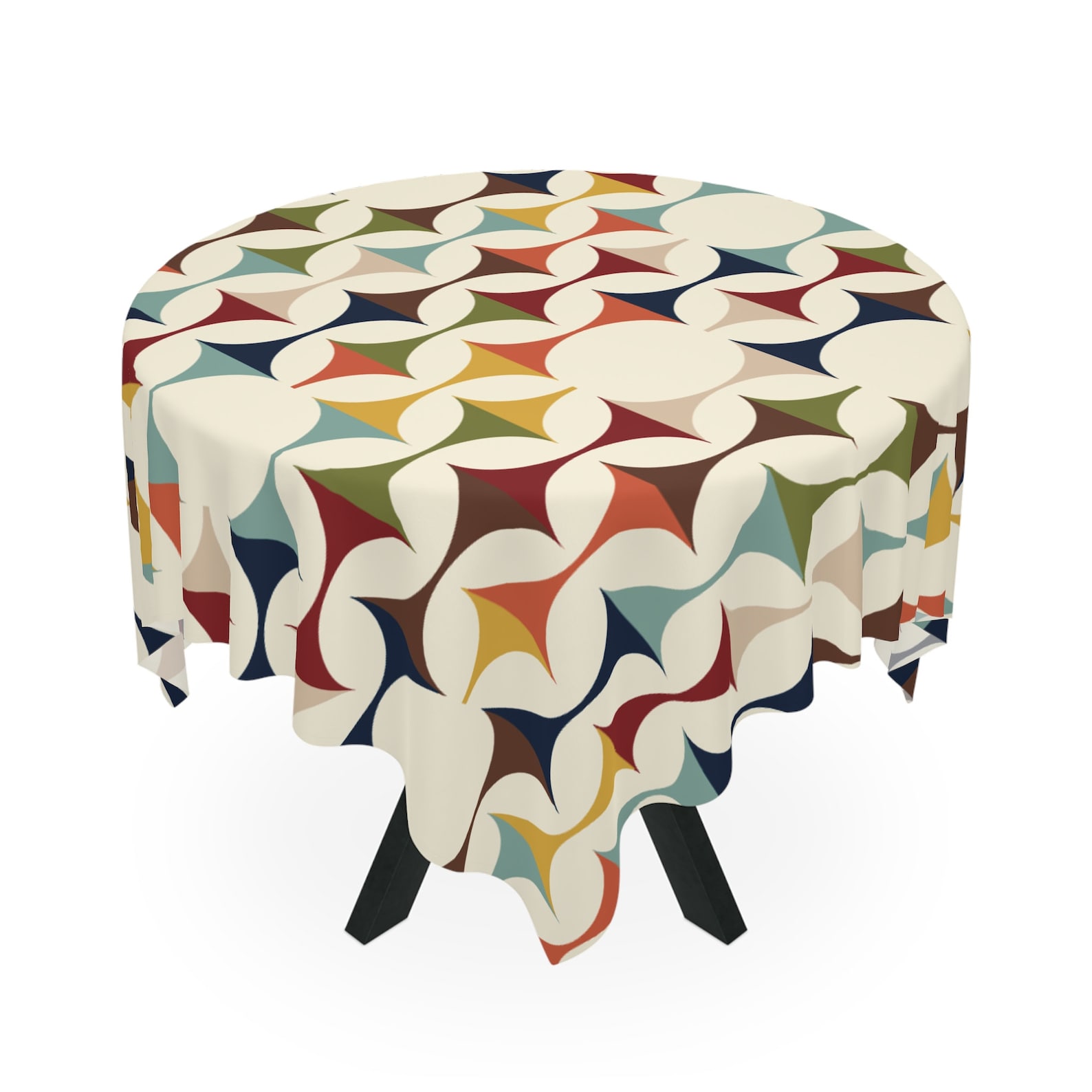 Mid Century Modern Retro Geome - Century Textile & Sewing Supply Photos บทวิจารณ์และราคา