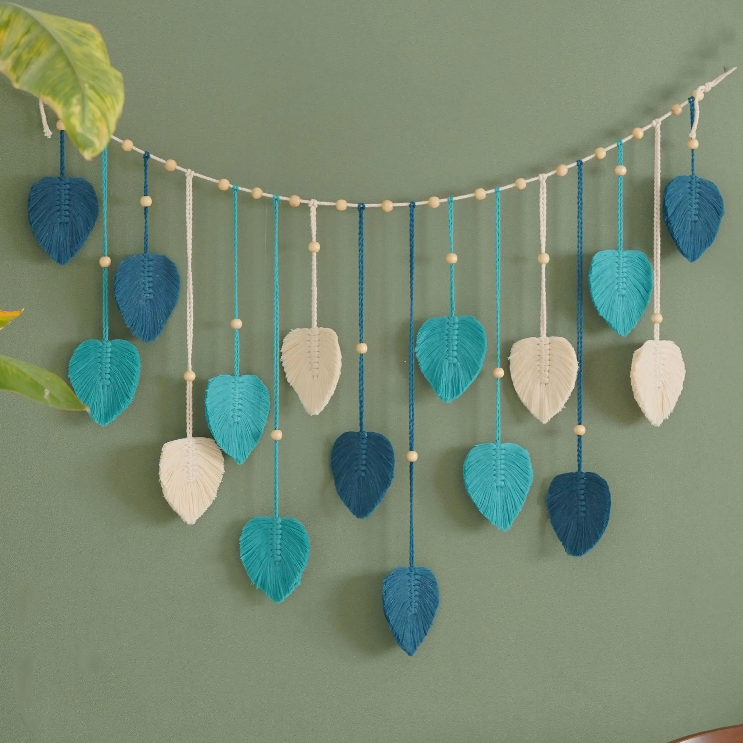 1 Pc Green Leaves Garland, Mac - Century Textile & Sewing Supply Photos บทวิจารณ์และราคา
