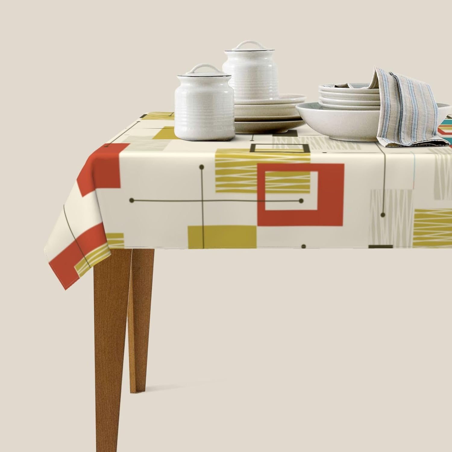 Abstract Geometric Mid Century - Century Textile & Sewing Supply Photos บทวิจารณ์และราคา