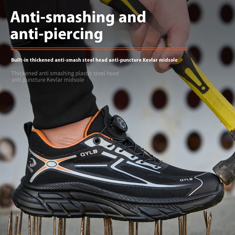 Mens Work Safety Boots Steel T - Sewing Nylon บทวิจารณ์และราคา