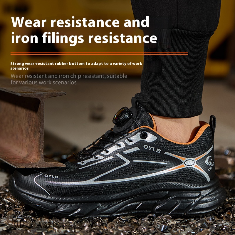 Mens Work Safety Boots Steel T - Sewing Nylon บทวิจารณ์และราคา