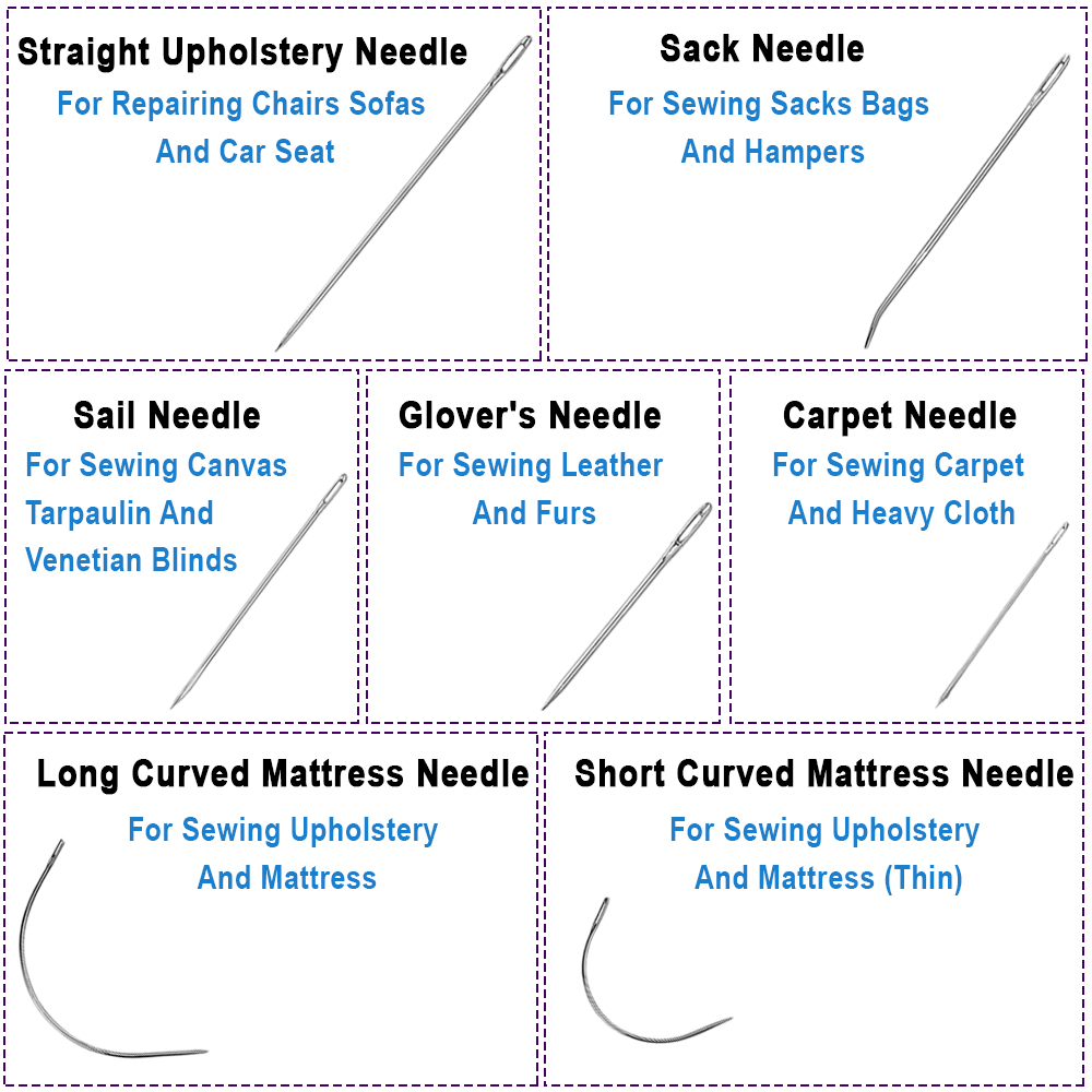 7 PCS/Pack Leather Sewing Need - Leather Needle Heavy บทวิจารณ์และราคา