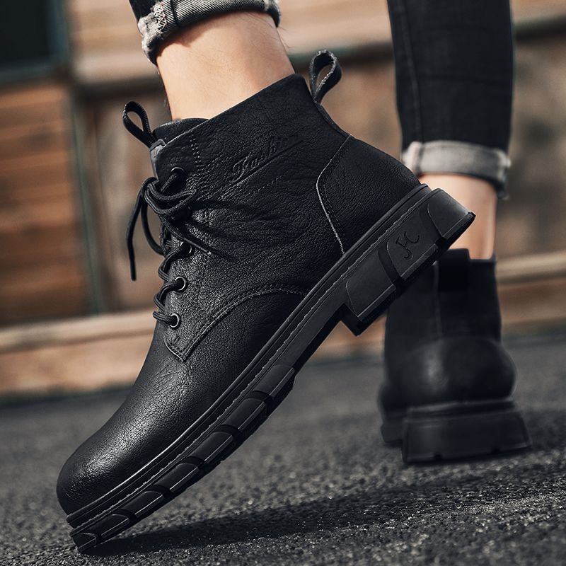 Men's boots 2026 mid top men's - Sewing Nylon บทวิจารณ์และราคา