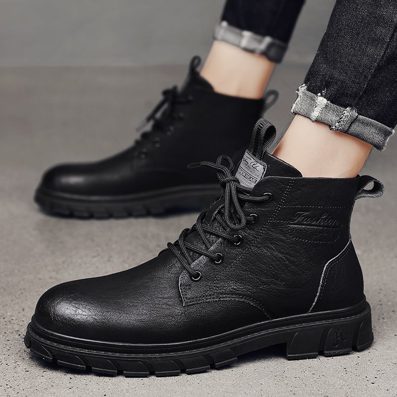 Men's boots 2026 mid top men's - Sewing Nylon บทวิจารณ์และราคา