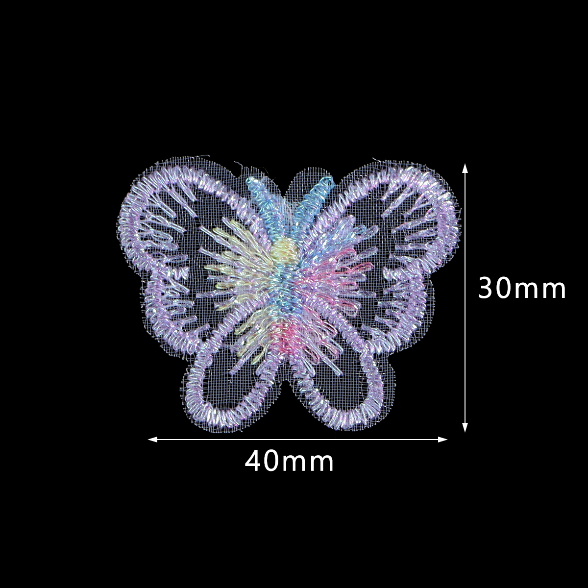 20Pcs 3X4CM Butterfly Cloth Pa - Sewing Tas บทวิจารณ์และราคา