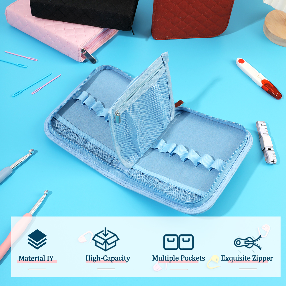 Empty Crochet Hook Storage Bag - Sewing Tas บทวิจารณ์และราคา