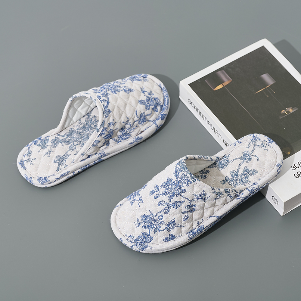 Home Indoor Slippers Soft Bott - Sewing Fabric บทวิจารณ์และราคา