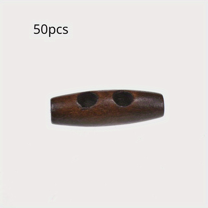 50pcs Recycled Wood Horn Toggl - Sewing Recycling บทวิจารณ์และราคา