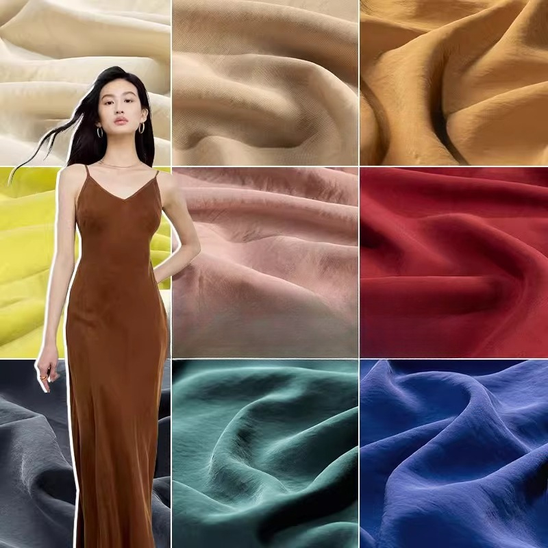 Sand-washed Cupro Fabric By Th - Sewing Recycling บทวิจารณ์และราคา